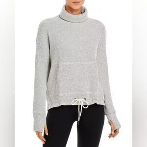 Sweaty Betty Boucle Sweatshirt Funnel Neck Size Medium